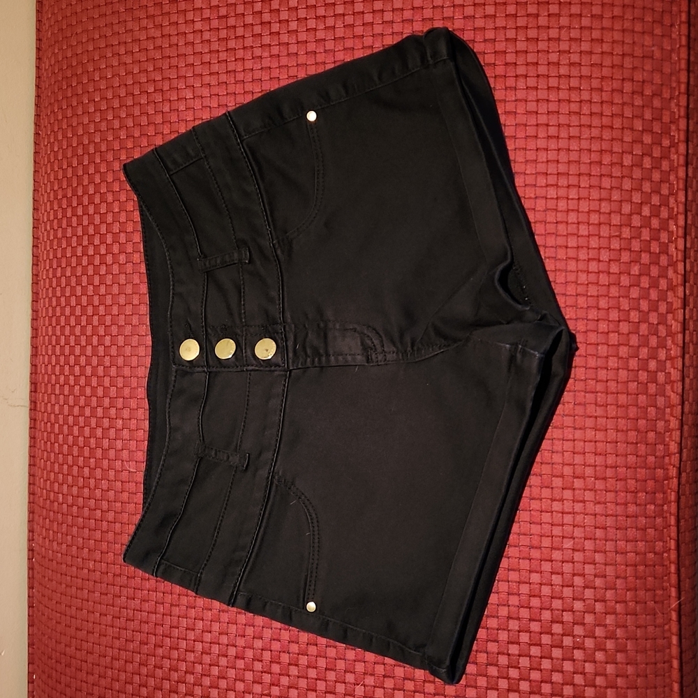 Refuge Black Stretch Shorts Size 0